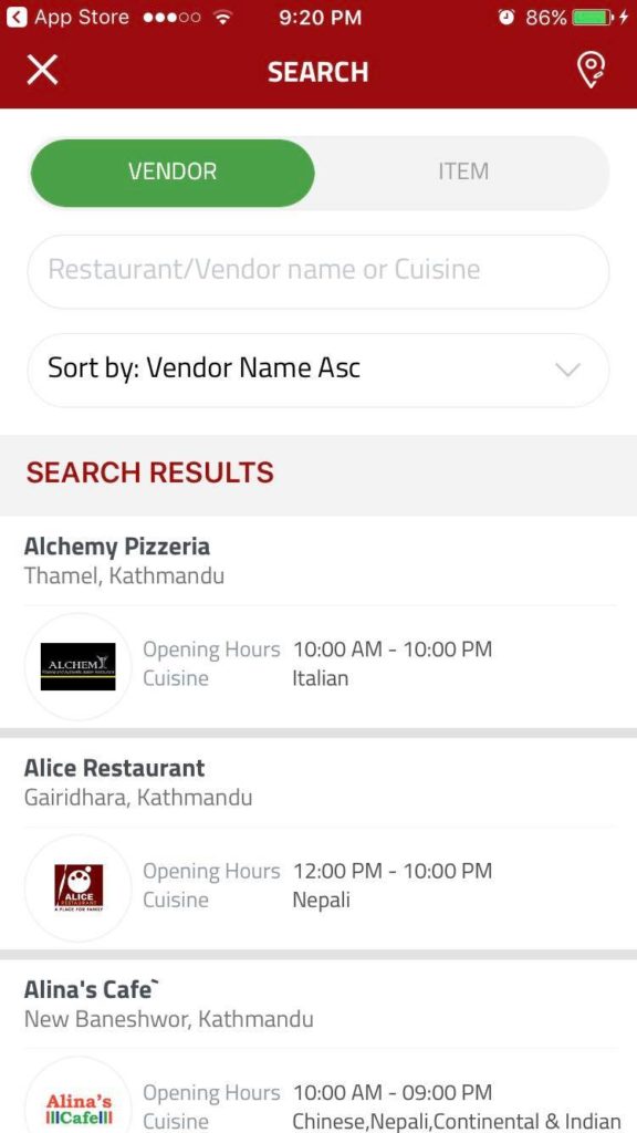 Foodmandu Mobile App