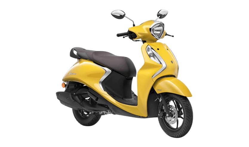 Yamaha Fascino 125 FI Yellow Color