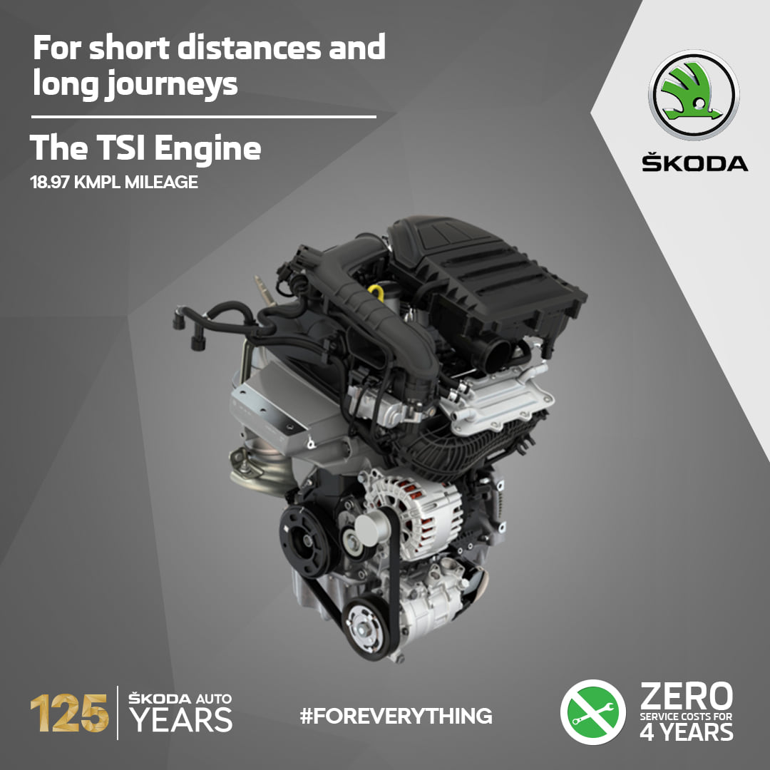 Skoda Rapid 1.0L TSI Engine