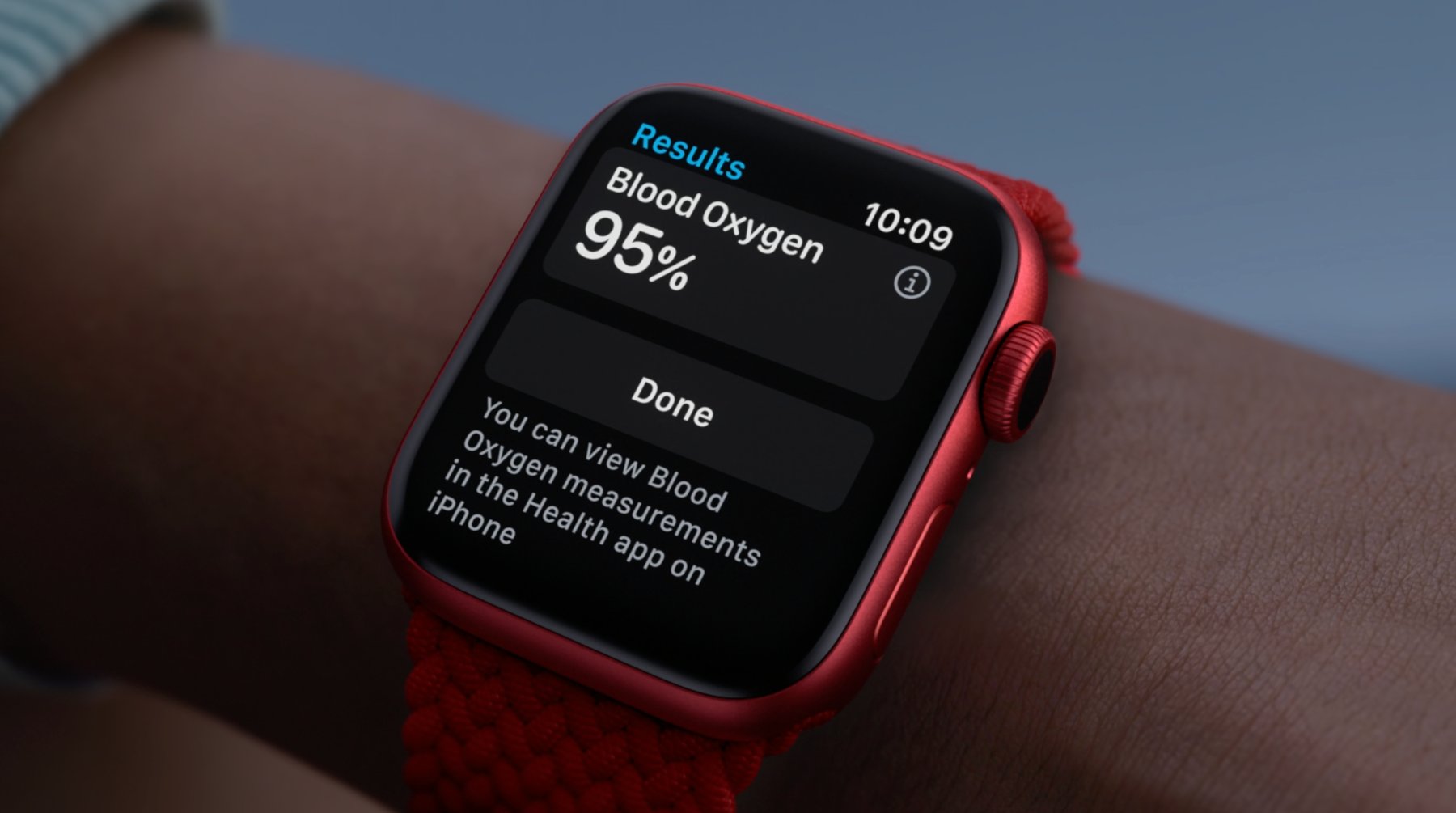Apple Watch Series 6 Blood Oxygen Sensor