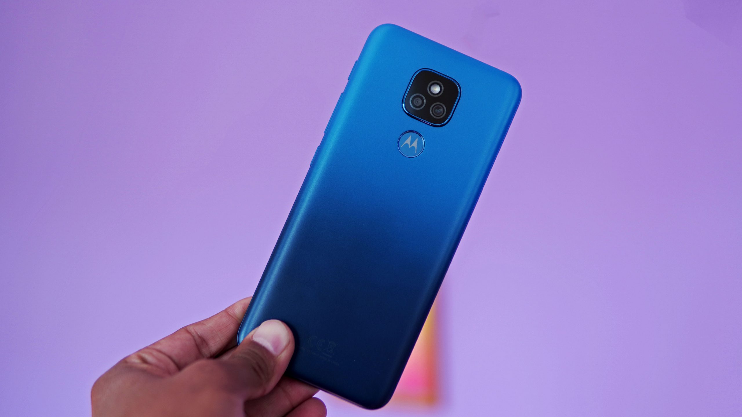 Motorola Moto E7 Plus Blue Color