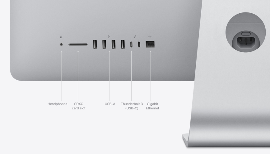 Apple iMac Ports
