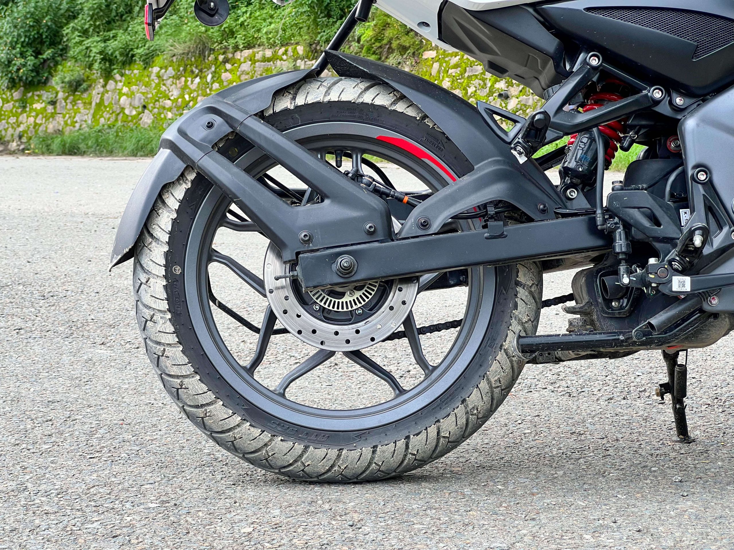 Wider Tyres with Dual-Channel ABS