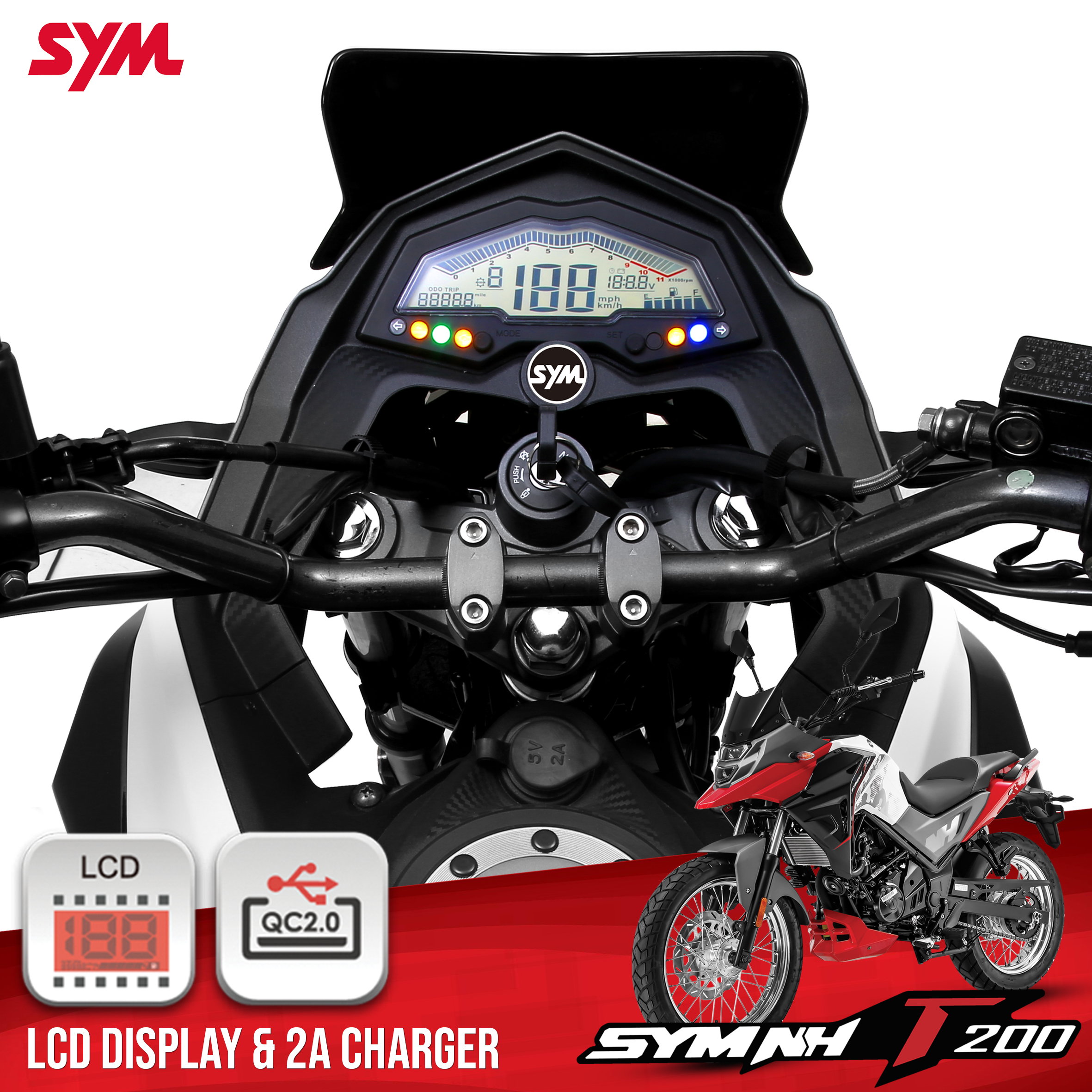 SYM NH T200 Features