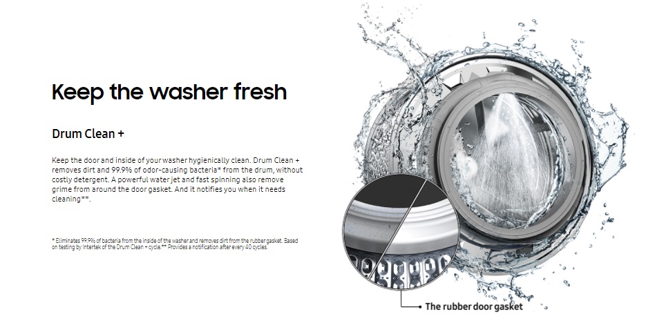 Samsung AI-Enabled Washing Machine - Drum Clean +