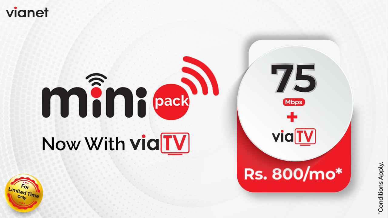Vianet Mini Pack now with ViaTV