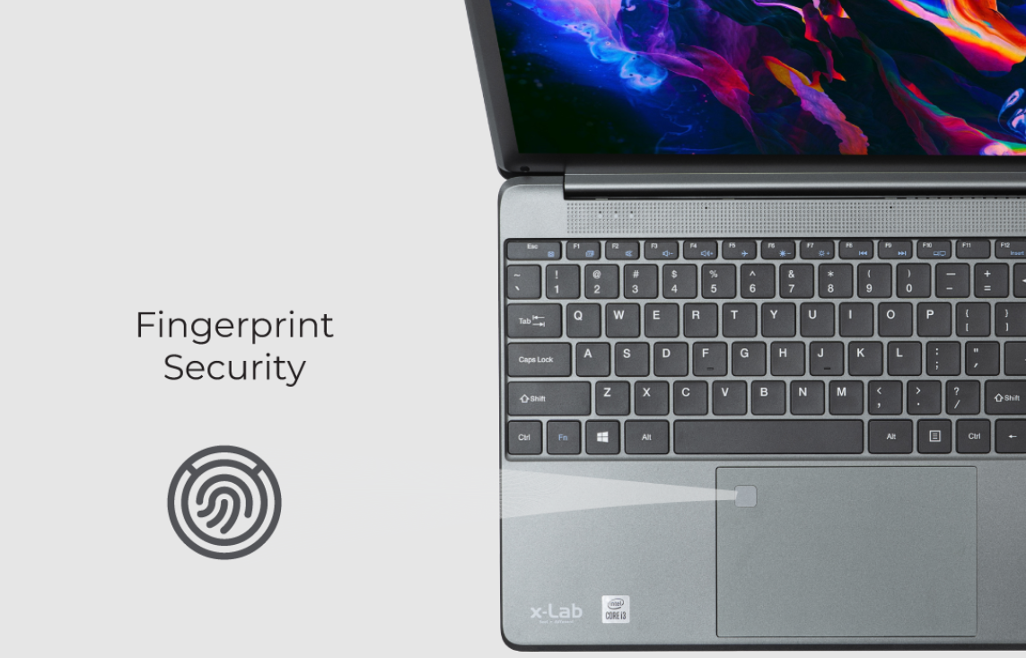 xLab x-Book Series Laptop XL-156P Fingerprint sensor