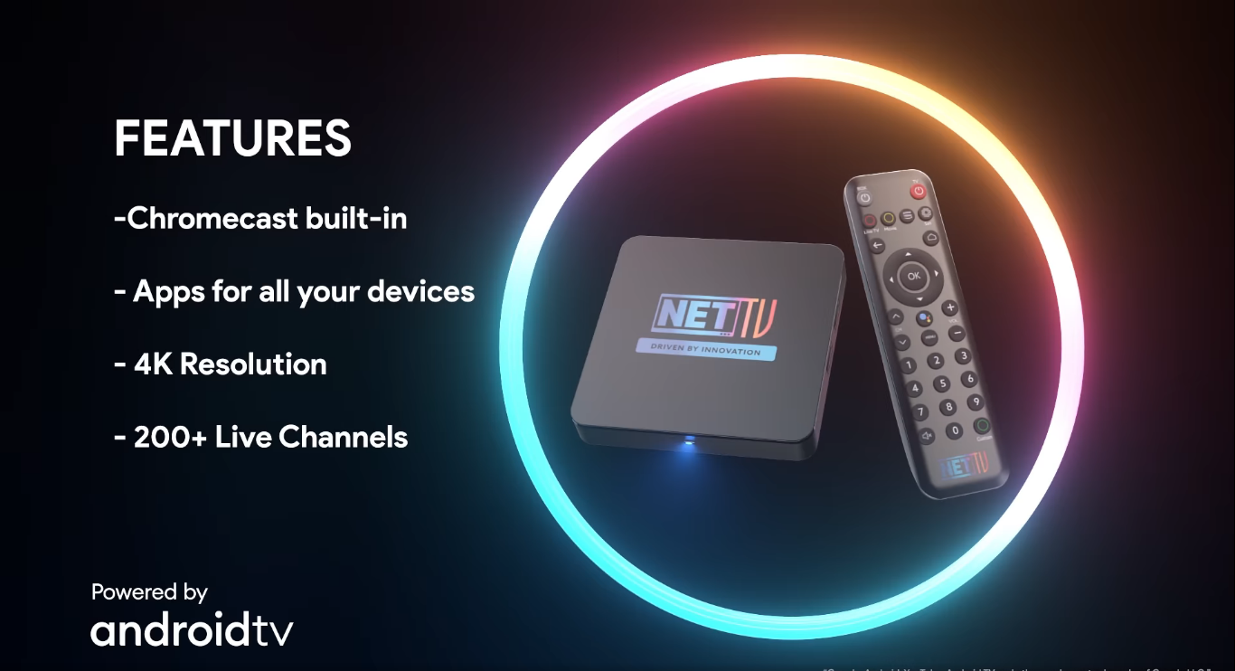 NetTV Streamz+ Features