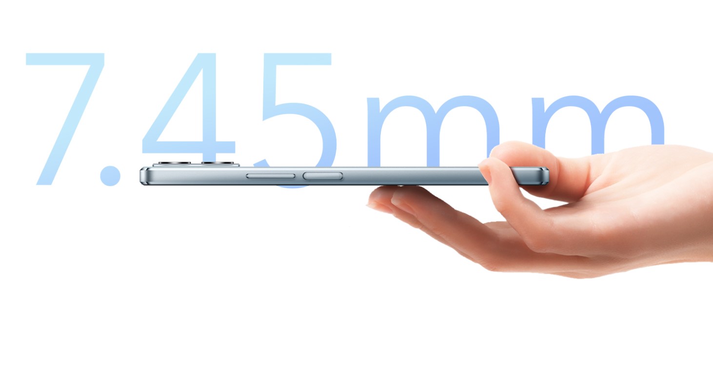 Honor X8 - 7.45mm thickness