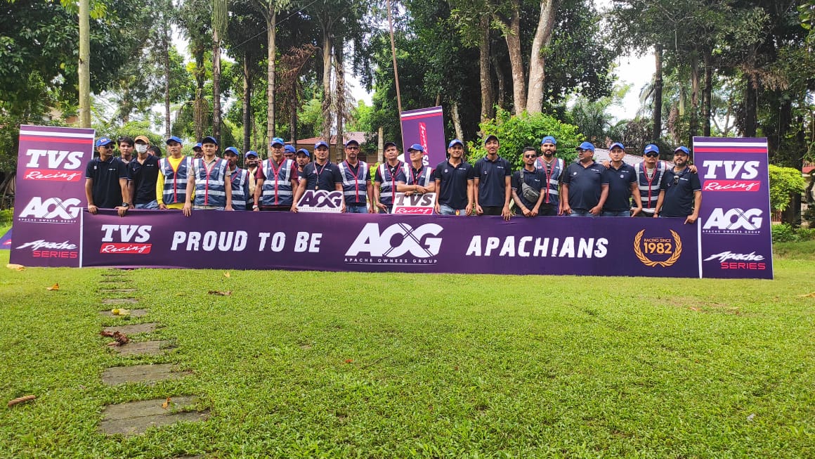 TVS Apache Owner Group Ride Organized in Narayani Region