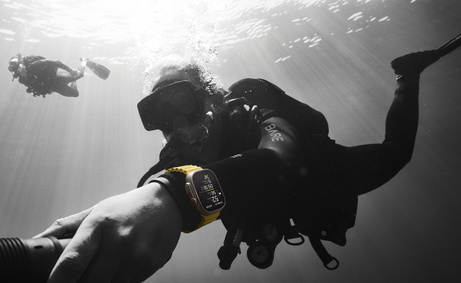 Scuba dive with Apple Watch Ultra