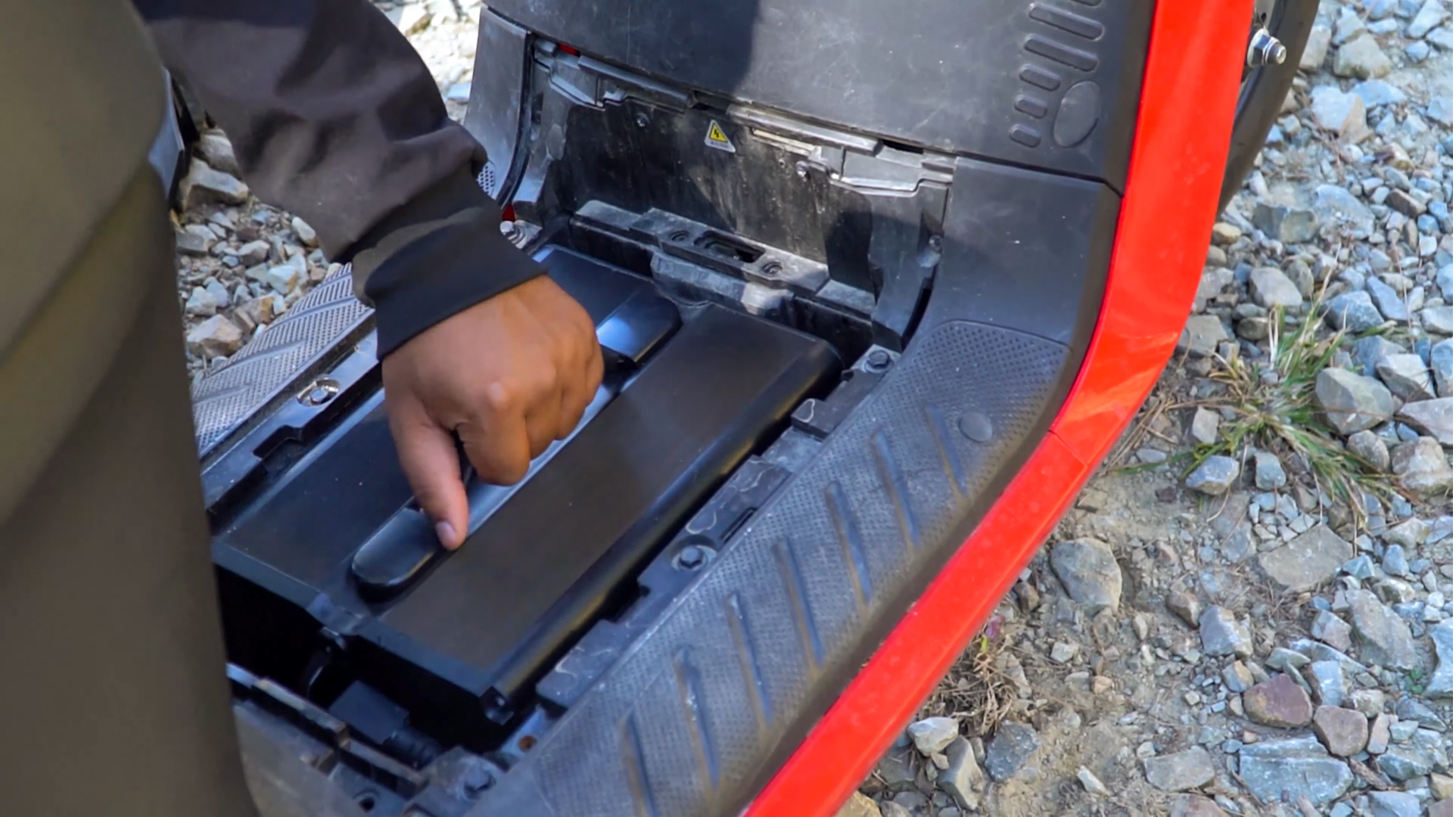 Battery Compartment in Segway E100