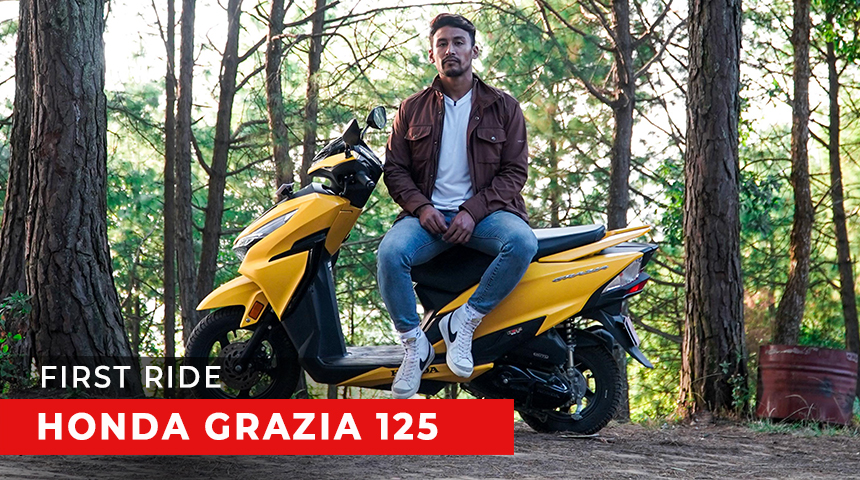 Honda Grazia 125 First Ride