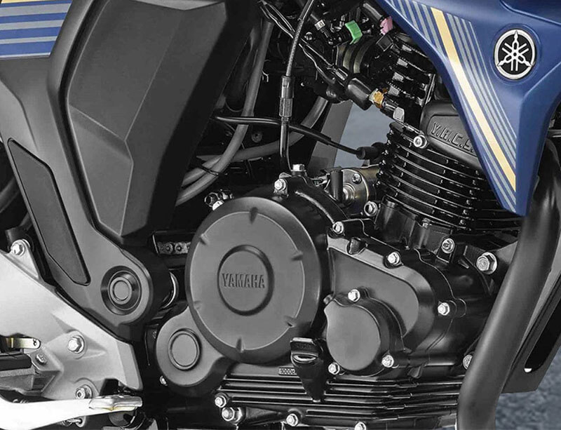 Blue Core FI Engine in Yamaha FZS v2