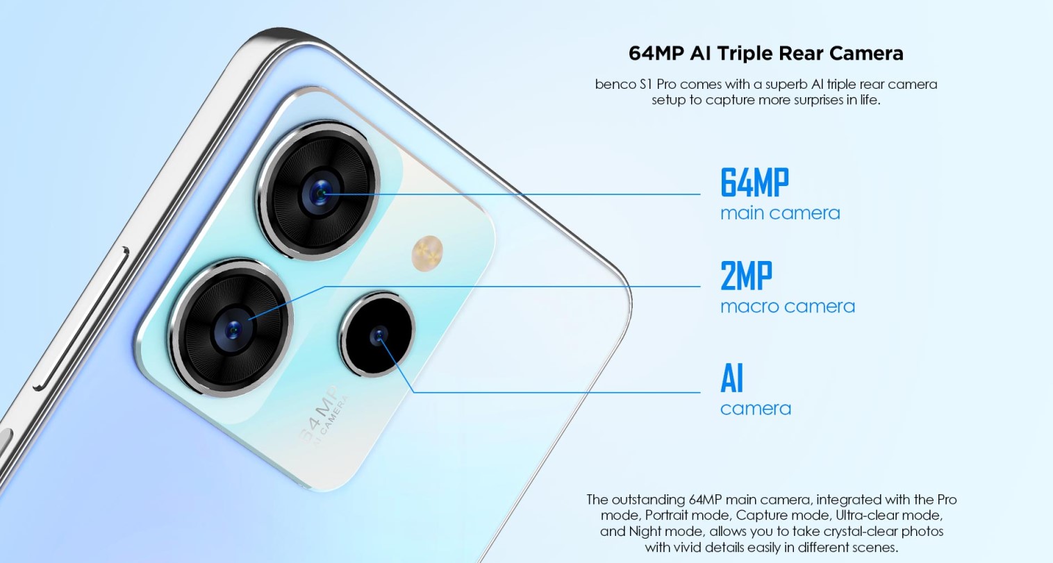 64MP Triple AI Camera