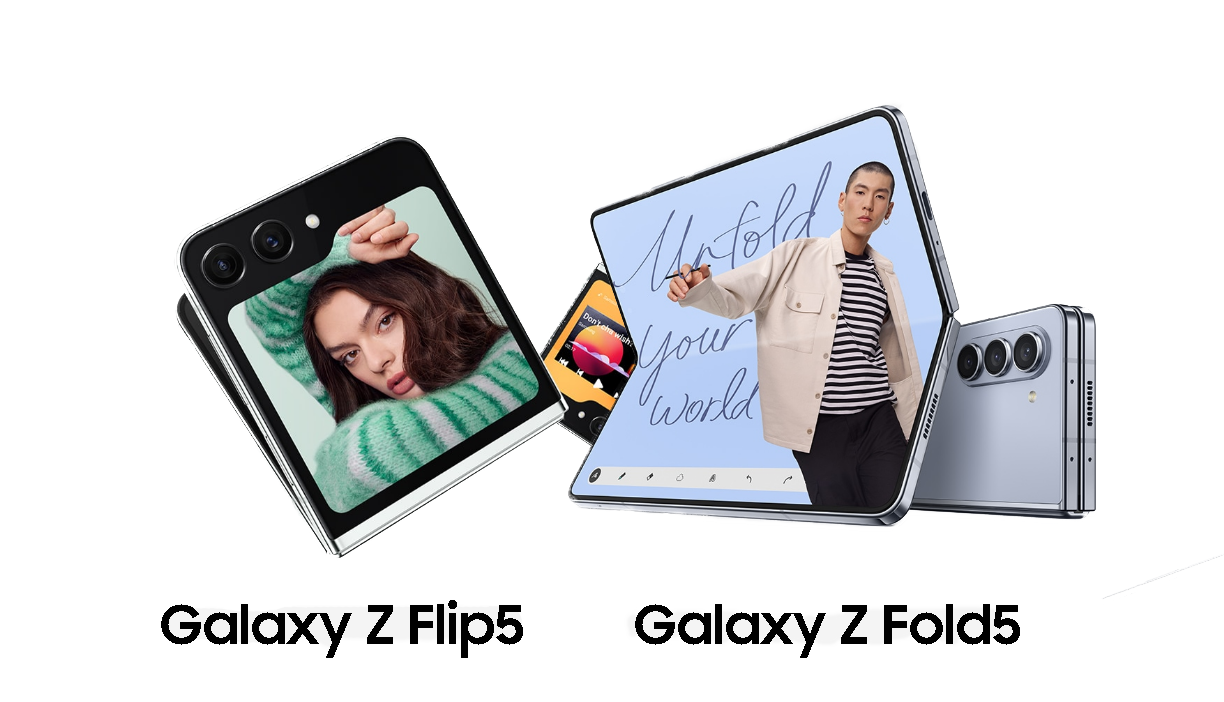 Samsung Z Flip 5 and Z Fold 5