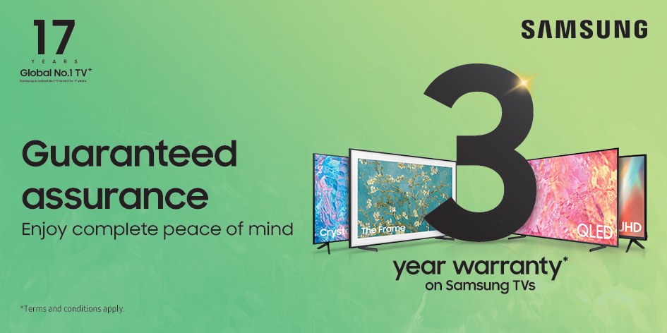 Samsung Nepal is Offering 3 Years Warranty on Its TVs