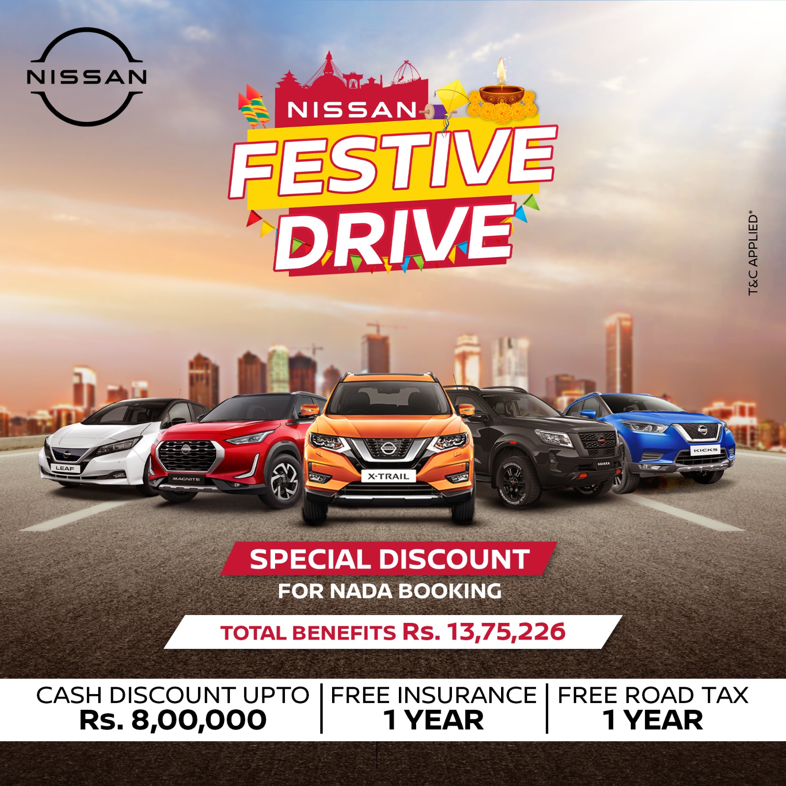Nissan Festive Drive Nepal