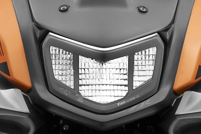 LED Headlamp in Yamaha Ray ZR Street Rally Hybrid