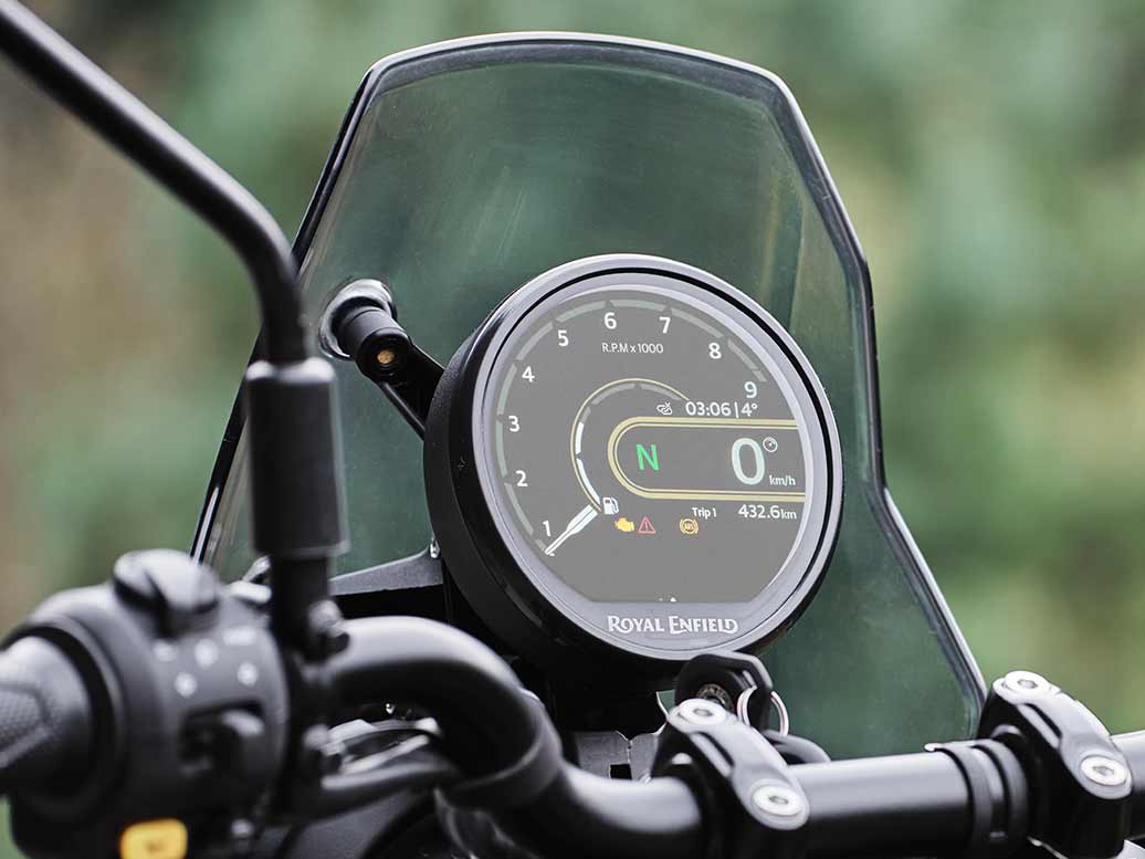 Round TFT screen in Himalaya 450