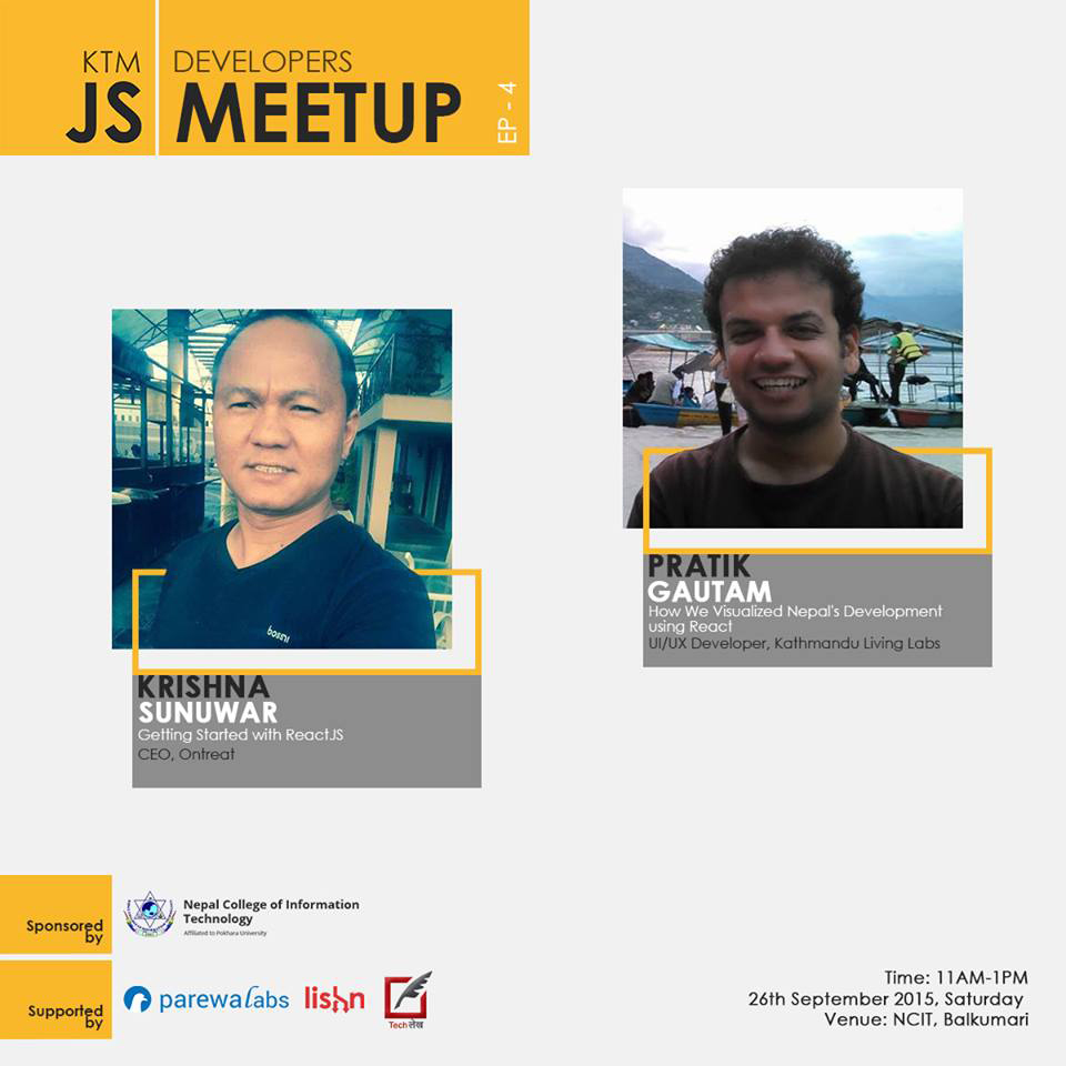 KTMJS Developers Meetup #4 on 26th September, 2015