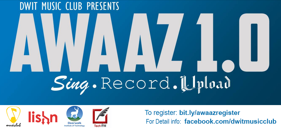 DWIT Music Club presents “AWAAZ 1.0” – an online music contest made by artists FOR artists