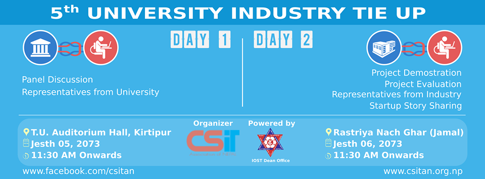 5th University Industry Tie-up by CSITAN starts from May 18
