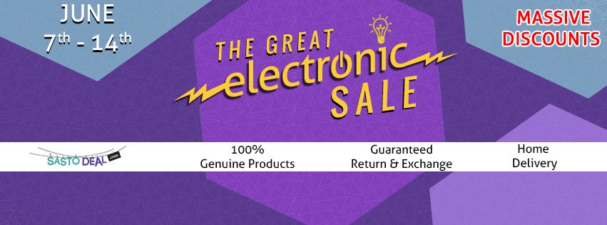 Sasto Deal’s The Great Electronic Sale – Just following the trend!