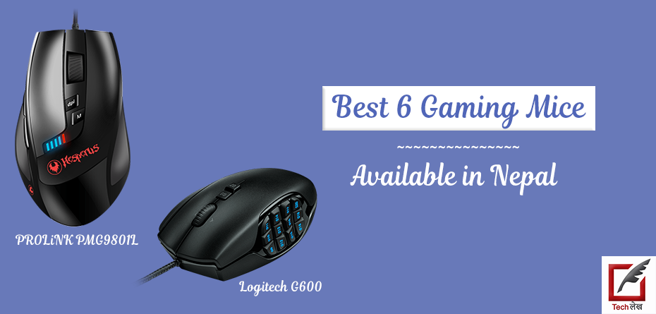 Best 6 Gaming Mice Available in Nepal