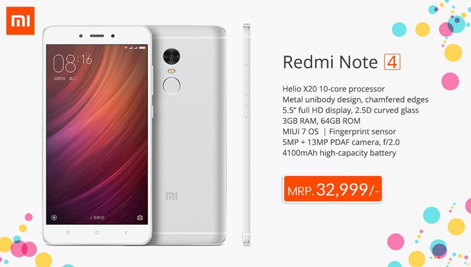 Mi Redmi Note 4 Launched in Nepal