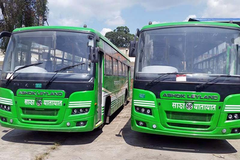 New Sajha Yatayat buses