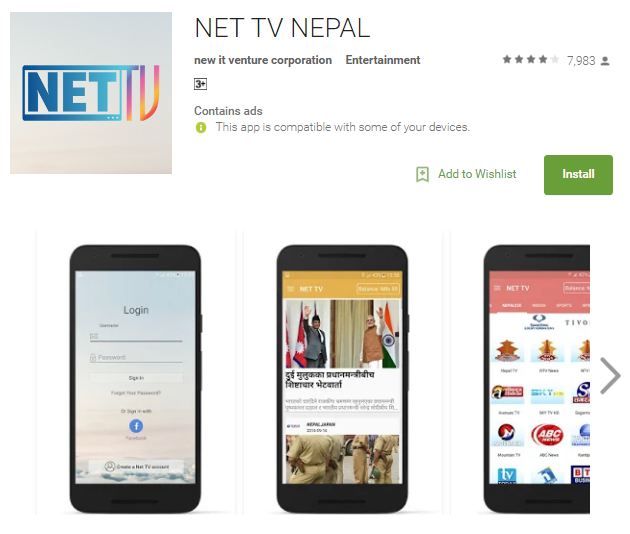 net tv nepal