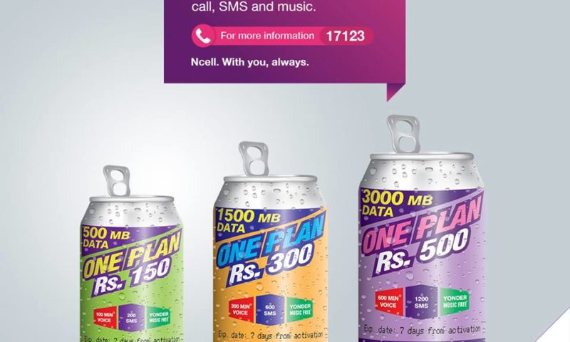 Ncell Introduces ‘One Plan’ Offer for Data, Call, SMS and Music