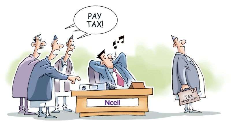 Ncell tax issue