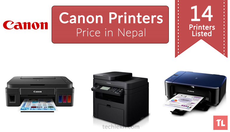 Canon Printers Price List in Nepal | 2017
