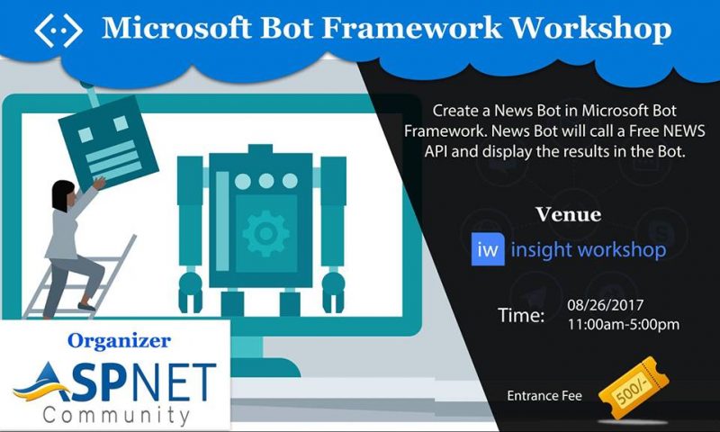 AspNet Community to Organize Microsoft Bot Framework Workshop at Insight Workshop