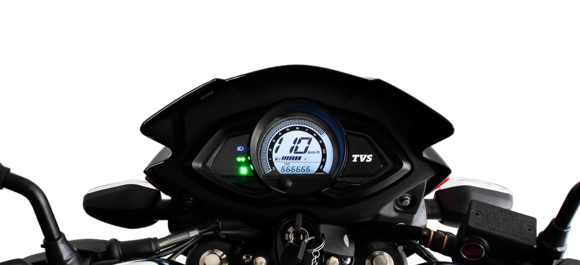Instrument Cluster in TVS Stryker 125