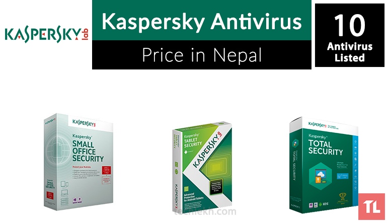 Kaspersky Antivirus Price List in Nepal | 2017