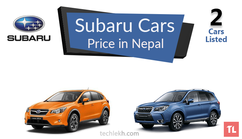subaru car price in nepal