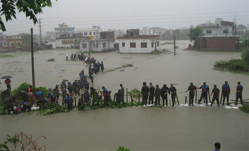 nepal electricity authority loss flood