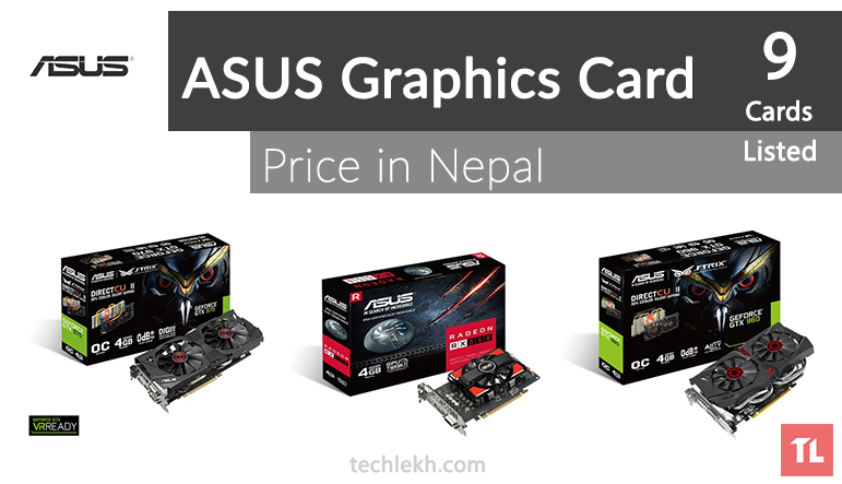 ASUS Graphics Card Price List in Nepal | 2017