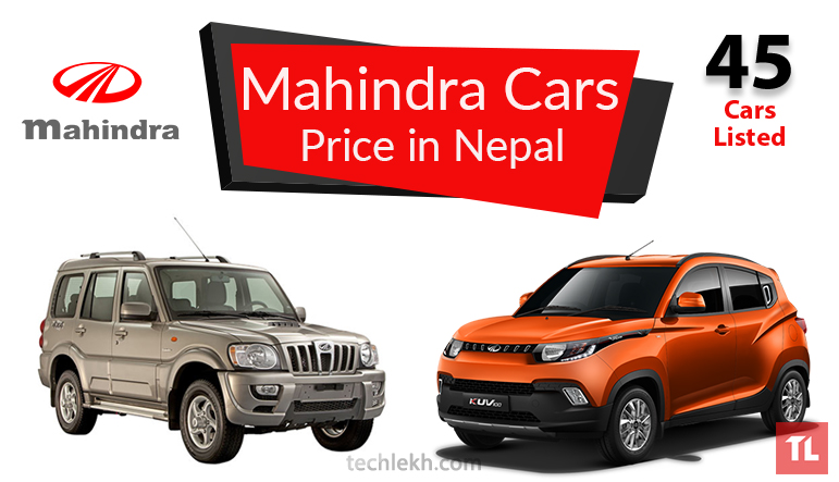Mahindra Cars Price in Nepal | 2017