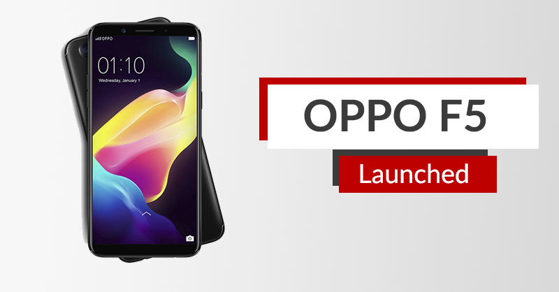 Oppo F5 with Bezel-less Design, 20MP Selfie Camera Launched in Nepal for Rs. 32,290 (Updated Price)