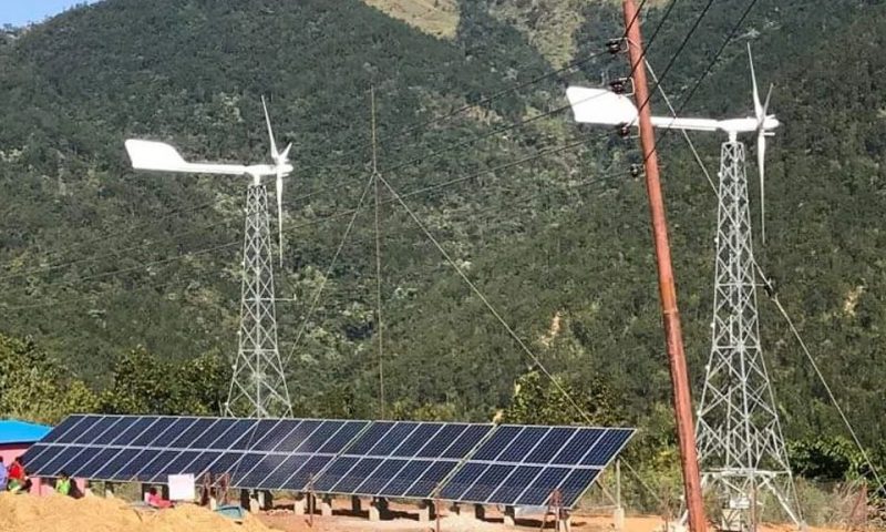 Nepal’s Largest Wind-Solar Hybrid Power System Under Operation