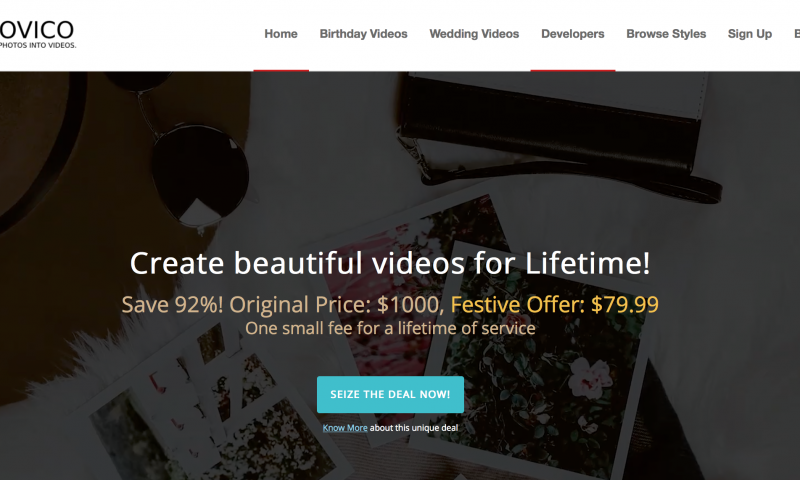 Picovico Exclusive Season Deal: Lifetime Subscription with Over 90% Off