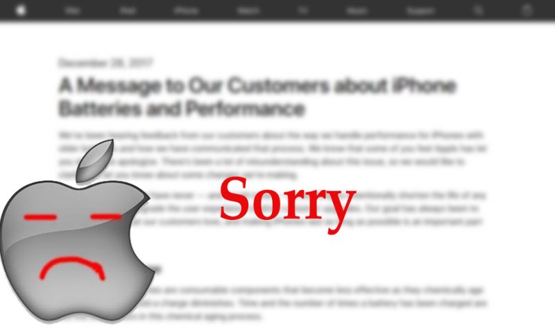 Apple Apologises Over iPhone Battery Issues