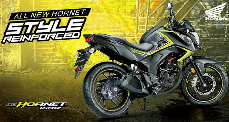 Honda Hornet Available in New Graphics: Muscular And Edgy