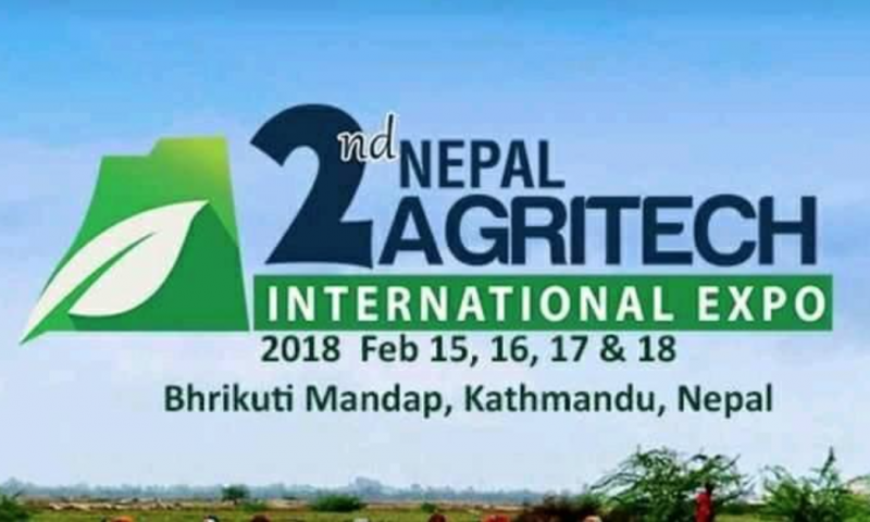 Nepal Agritech International Expo 2018 To Be Held on February