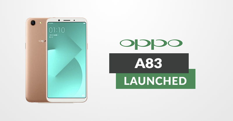 Oppo A83 with Face Unlock Launched in Nepal for Rs. 24,490