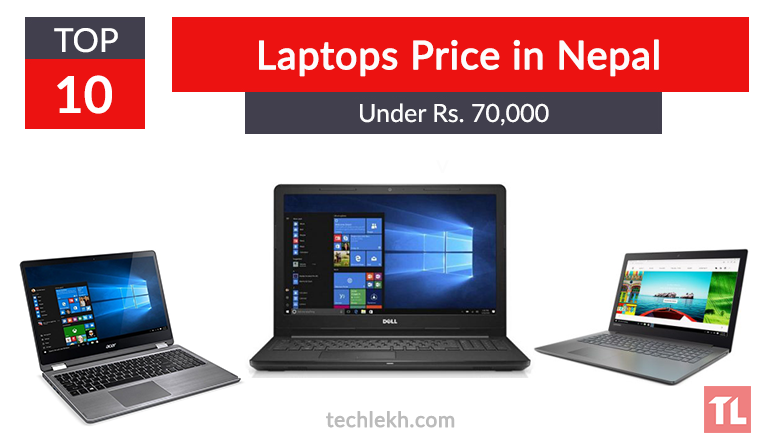 Laptops Under Rs 70000 in Nepal